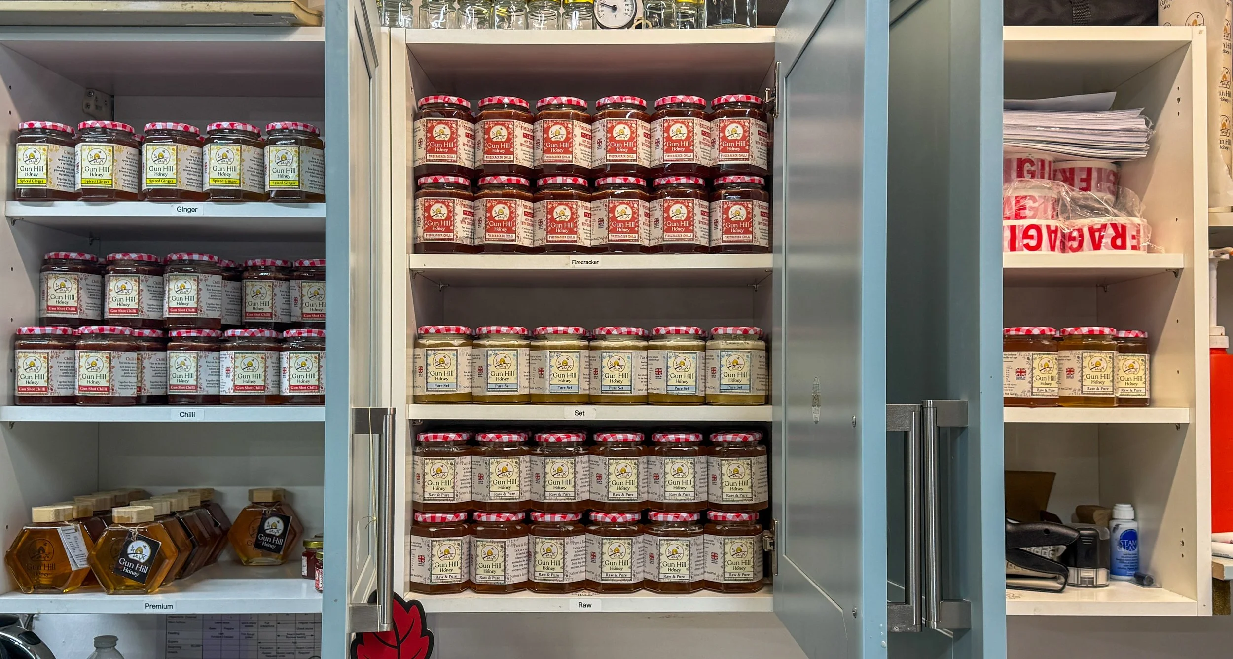 One of our stock cupboards