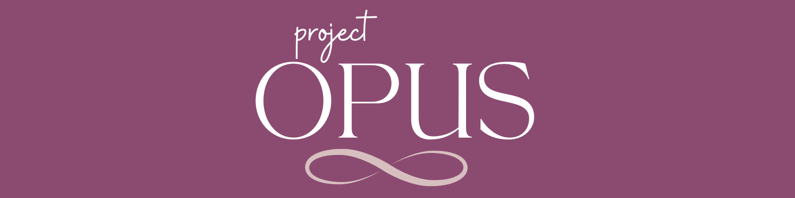 Text graphic reading "project OPUS" on purple background.