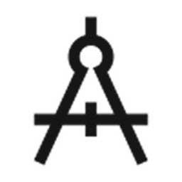 Drafting compass icon