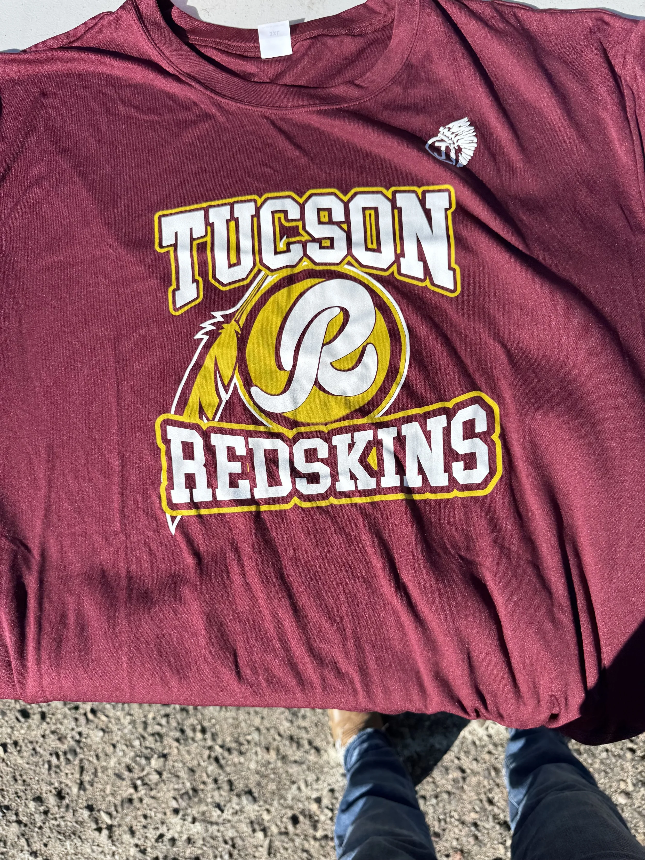 Maroon Cheer Yellow R Shirt 2023