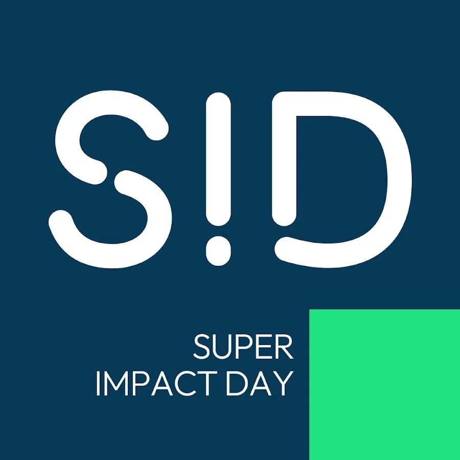 Grafik mit den Worten "S!D" und "Super Impact Day".