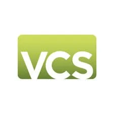 Logo von VCS in Grün mit weißen Buchstaben