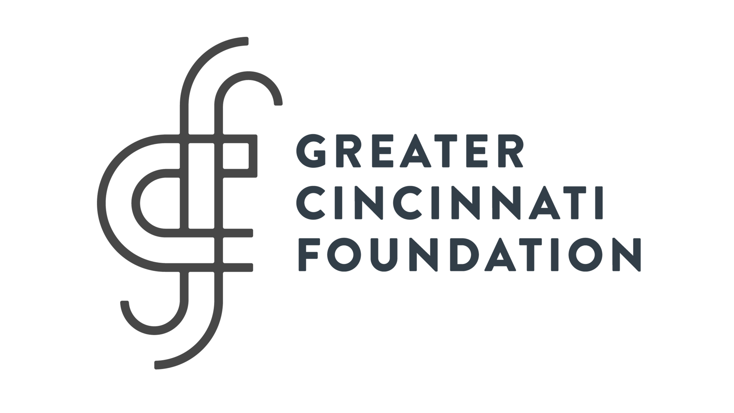 Logo of the Greater Cincinnati Foundation featuring a stylized dollar sign and the foundation's name.