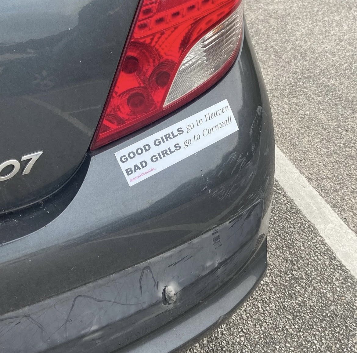 Cornish Maids Bumper Sticker