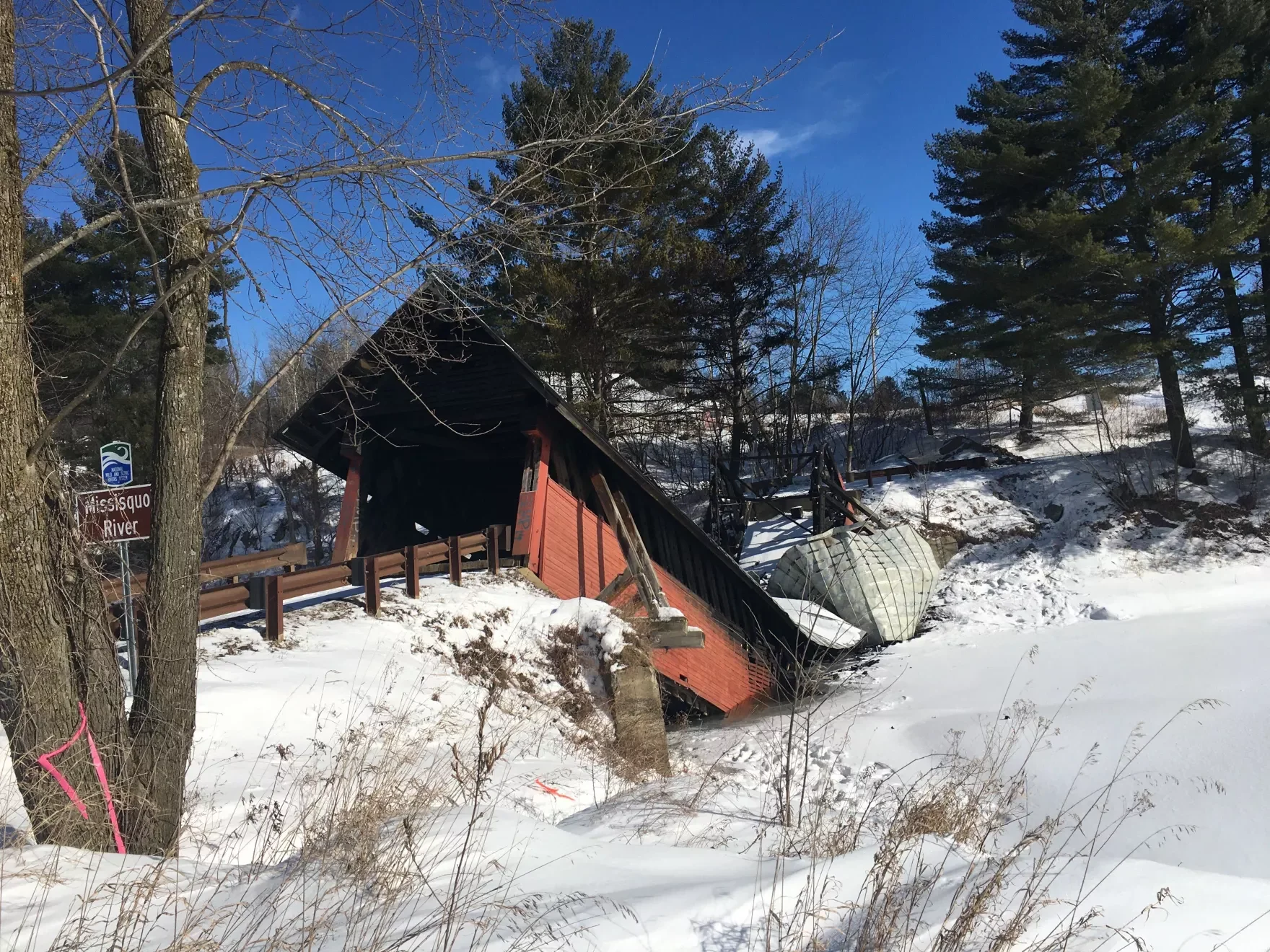 In Memoriam: Troy's Only Covered Bridge