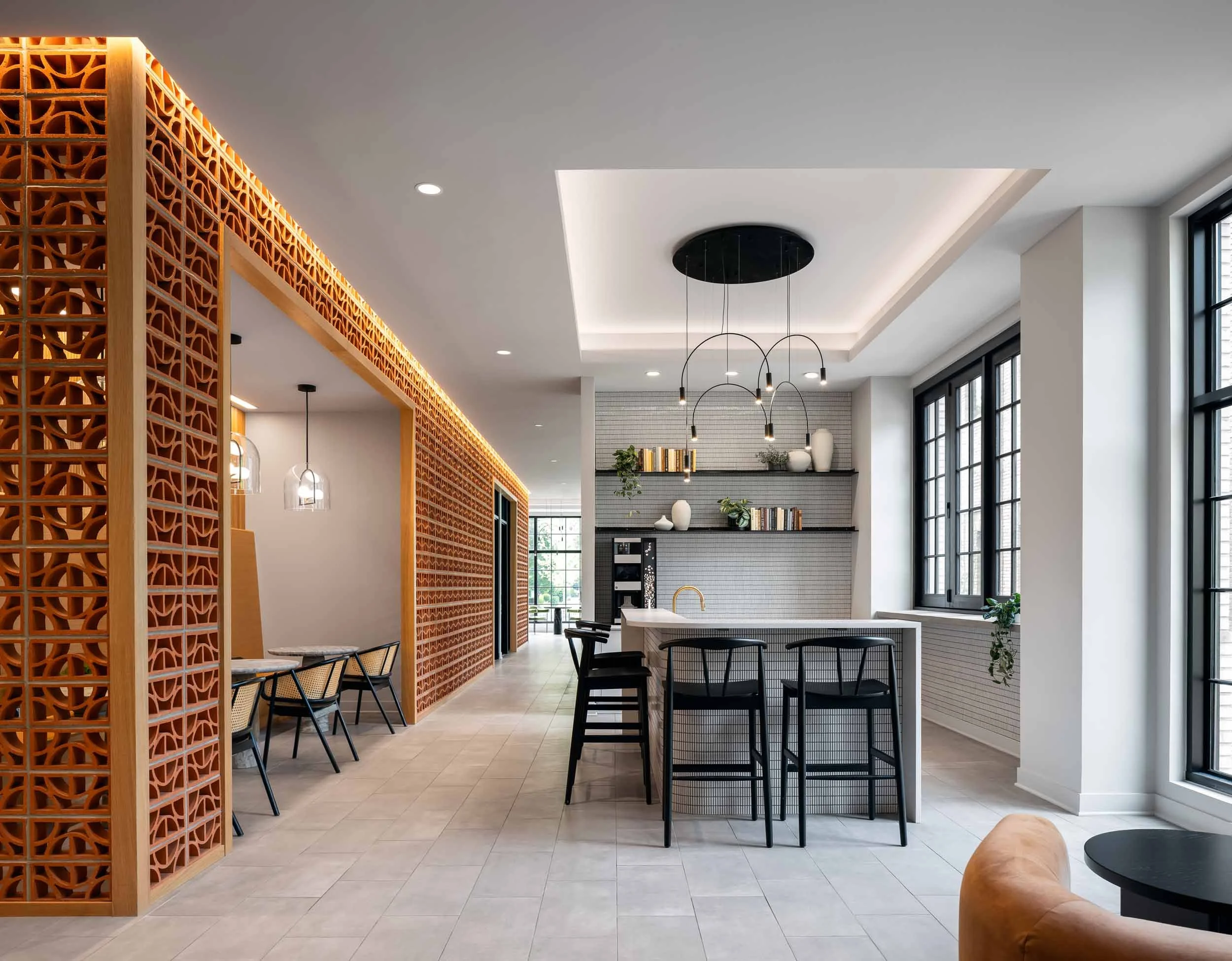 Jaeger Square | German Village Apartments in Columbus, OH | Clubhouse and Resident Lounge