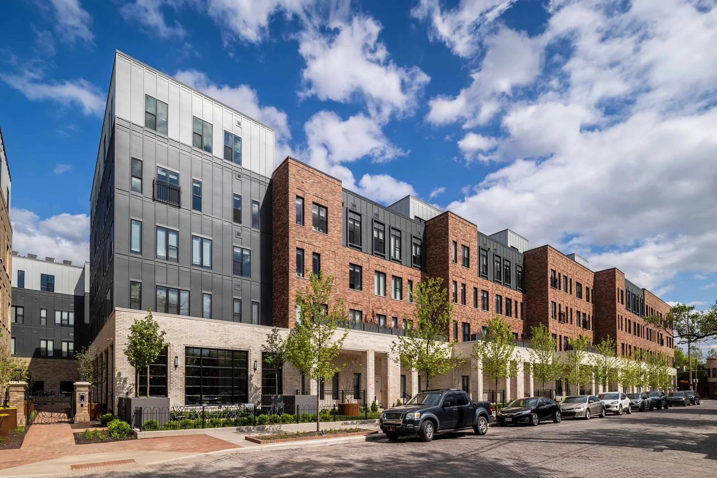 Jaeger Square | German Village Apartments in Columbus, OH | Apartment Building Exterior