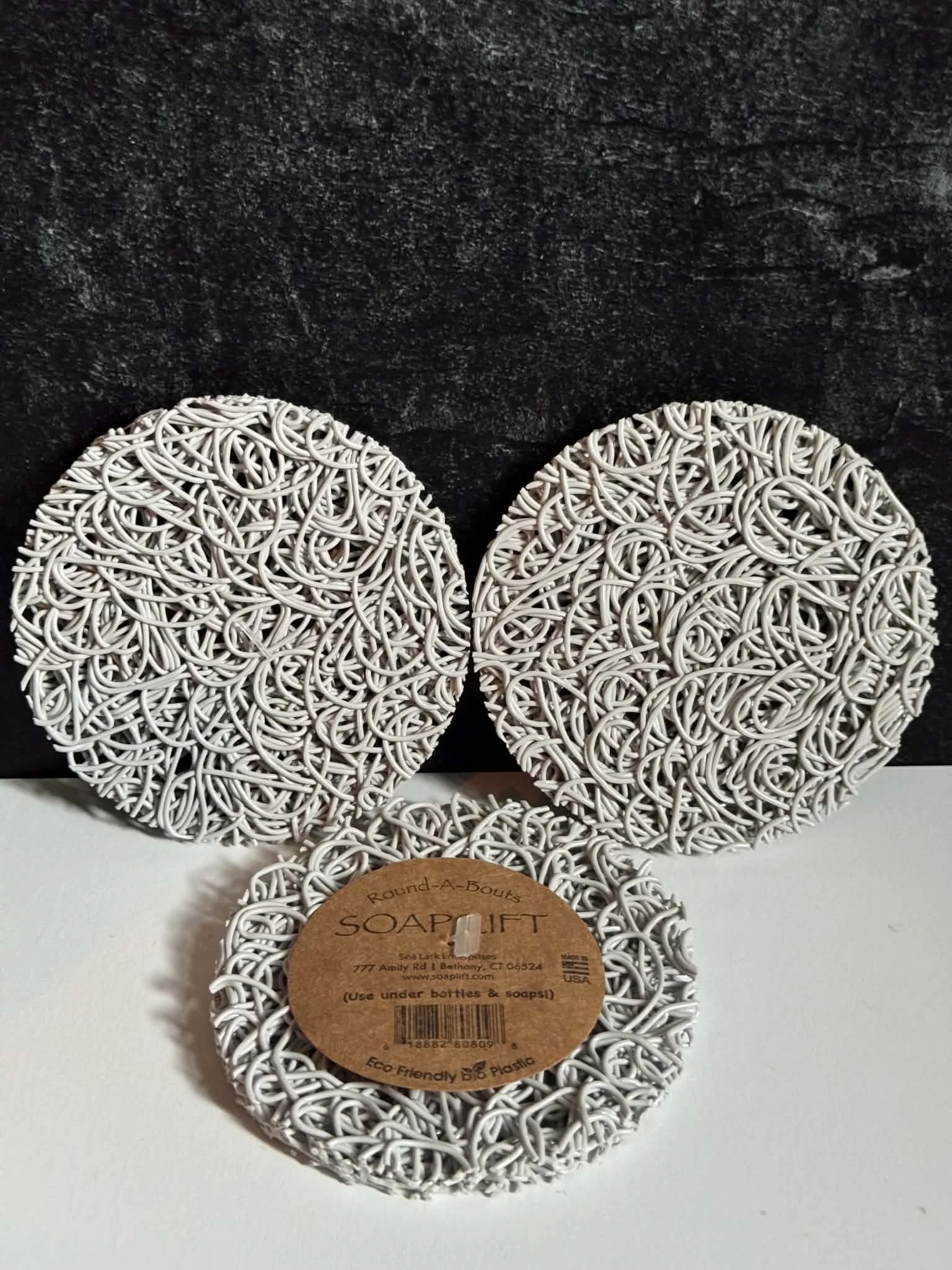 Round Soap Saver Lift® - Gray