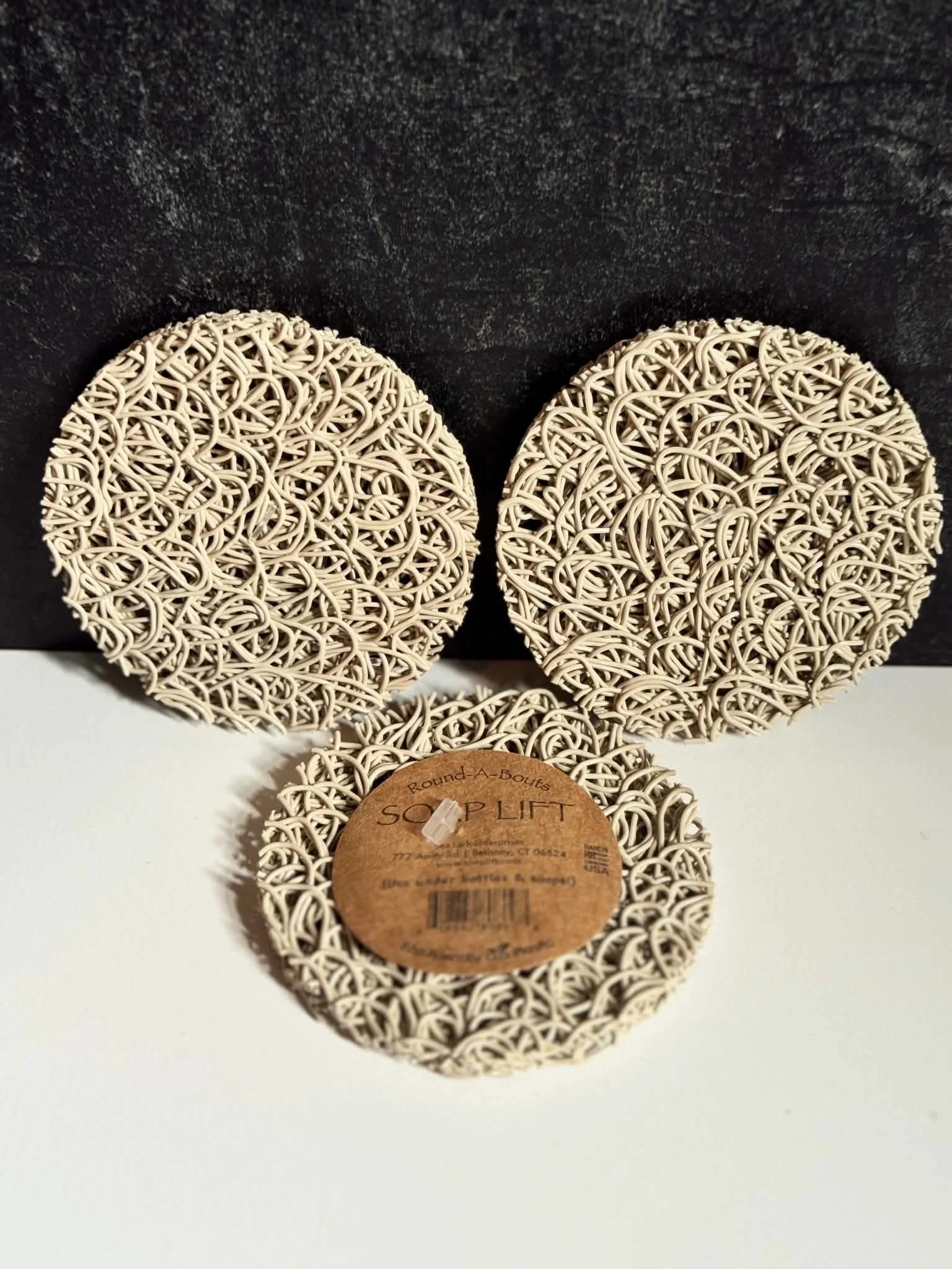 Round Soap Saver Lift® - Tan
