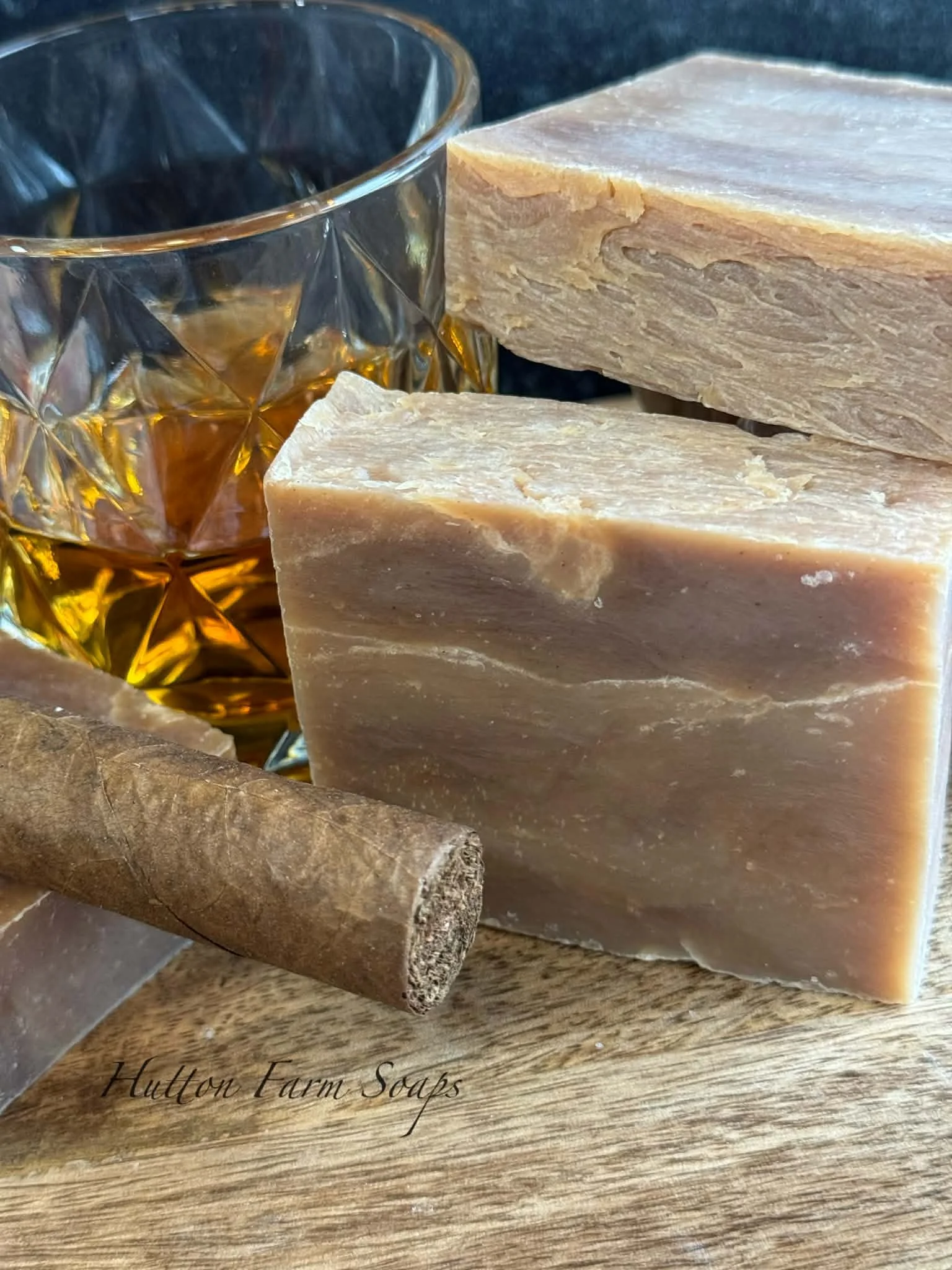 Bourbon and Cigars  — Handcrafted Bar Soap, 4.5 oz