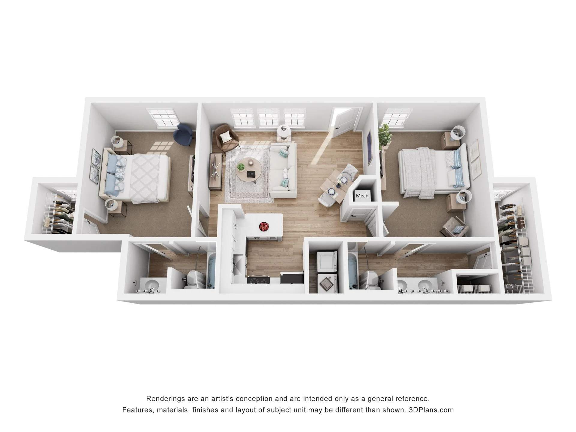 B2 | Two Bedroom | Two Bathroom