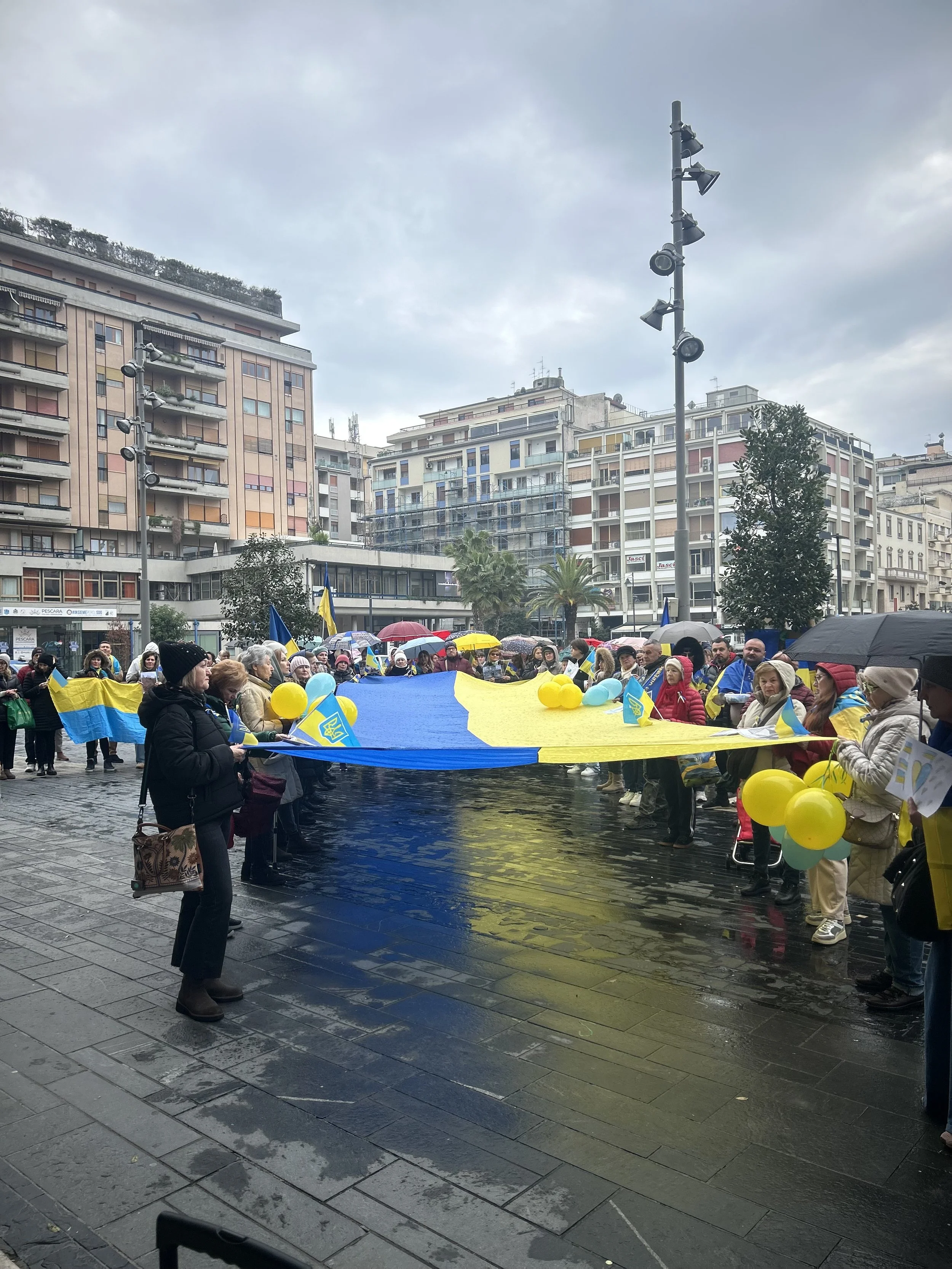 Manifestazione "3° Anniversario della Resistenza Ucraina"