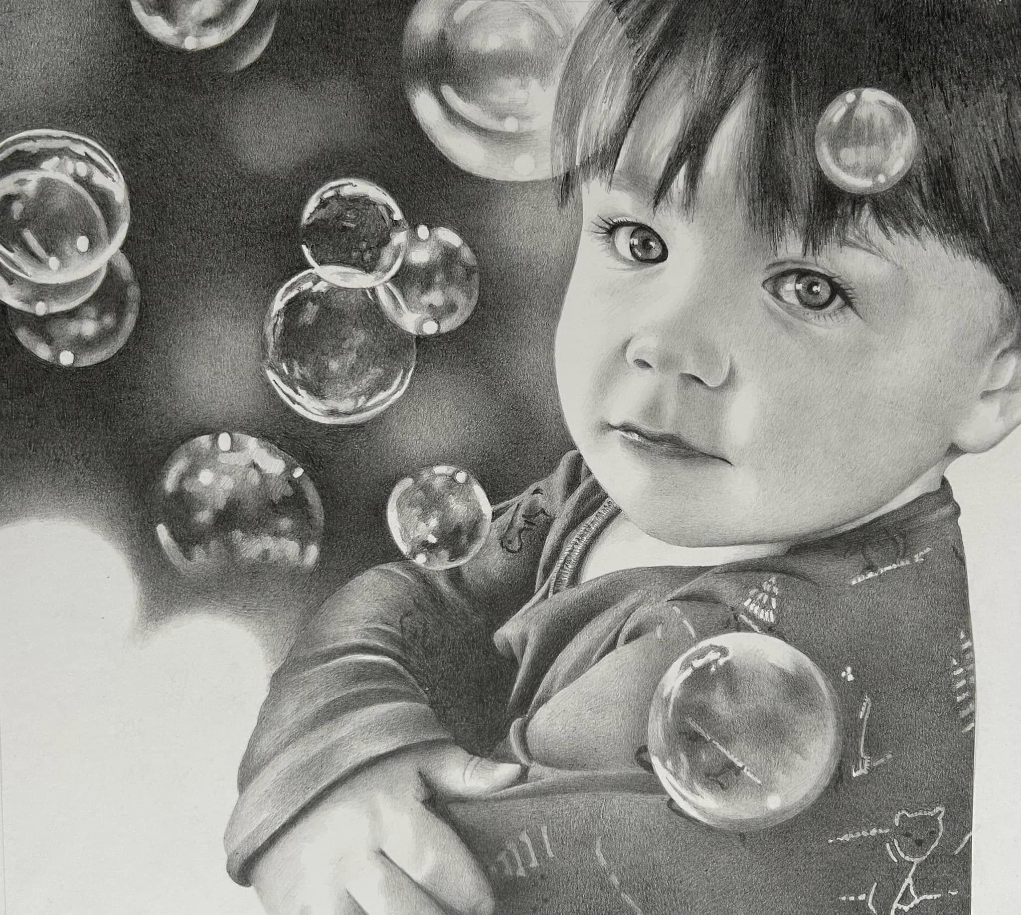 Cassian with Bubbles