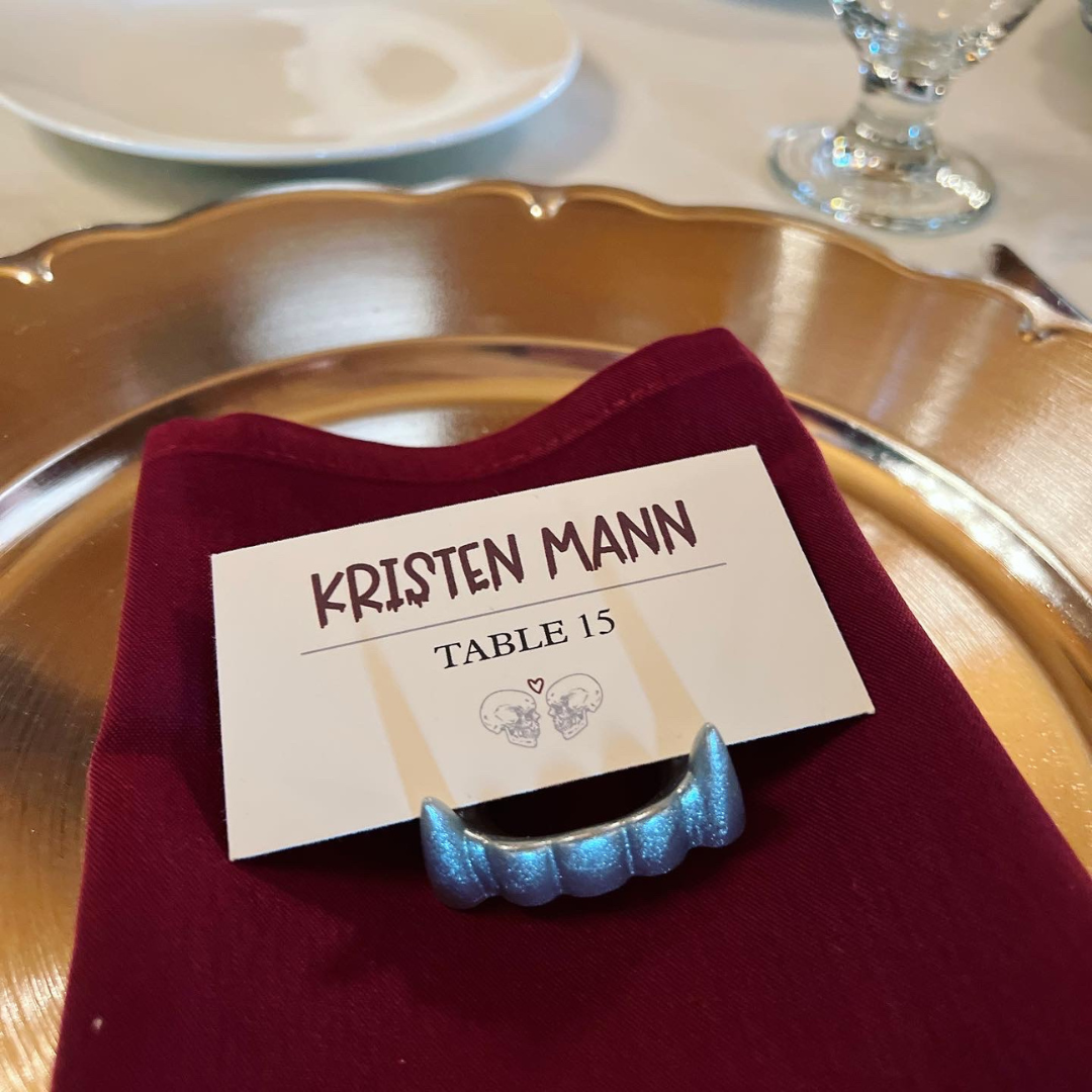 Wedding place card name tag