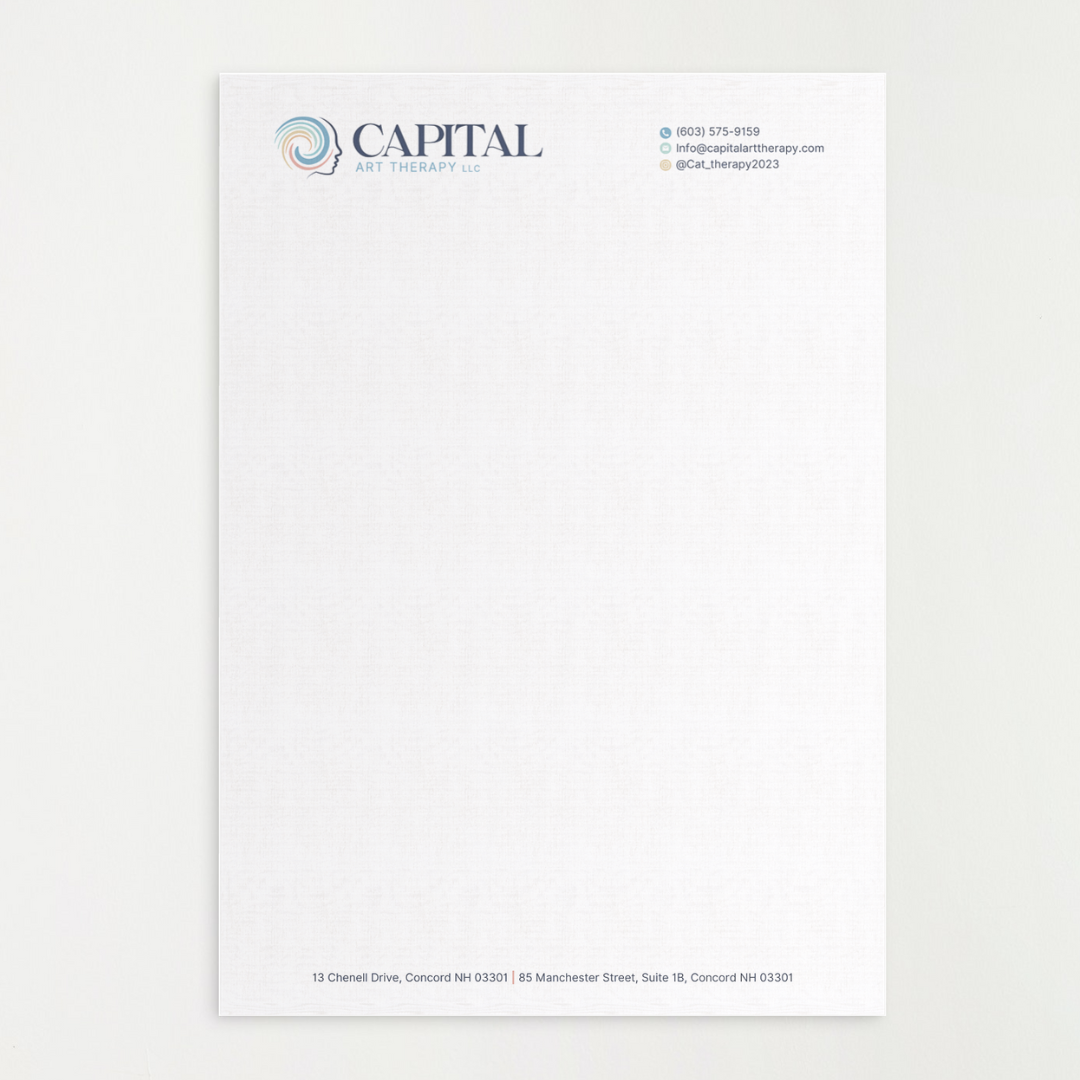 Capital Therapy letterhead design