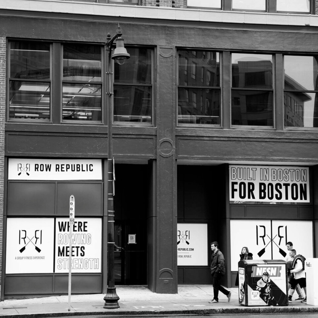 Row Republic window graphic designs