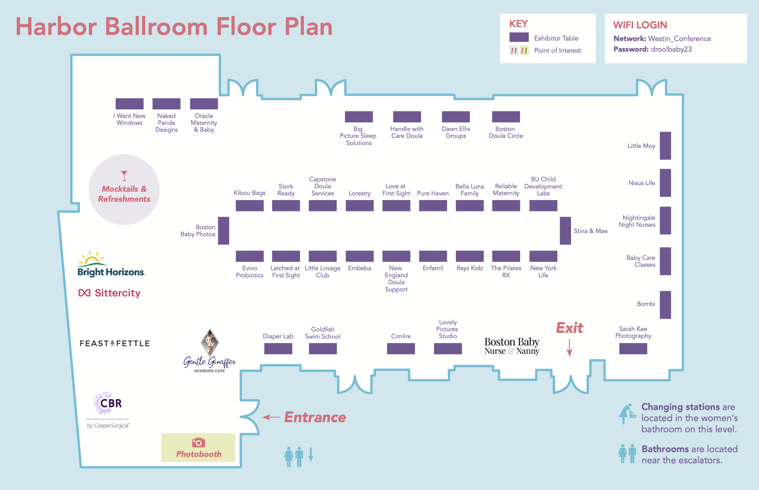 Expo floor plan map