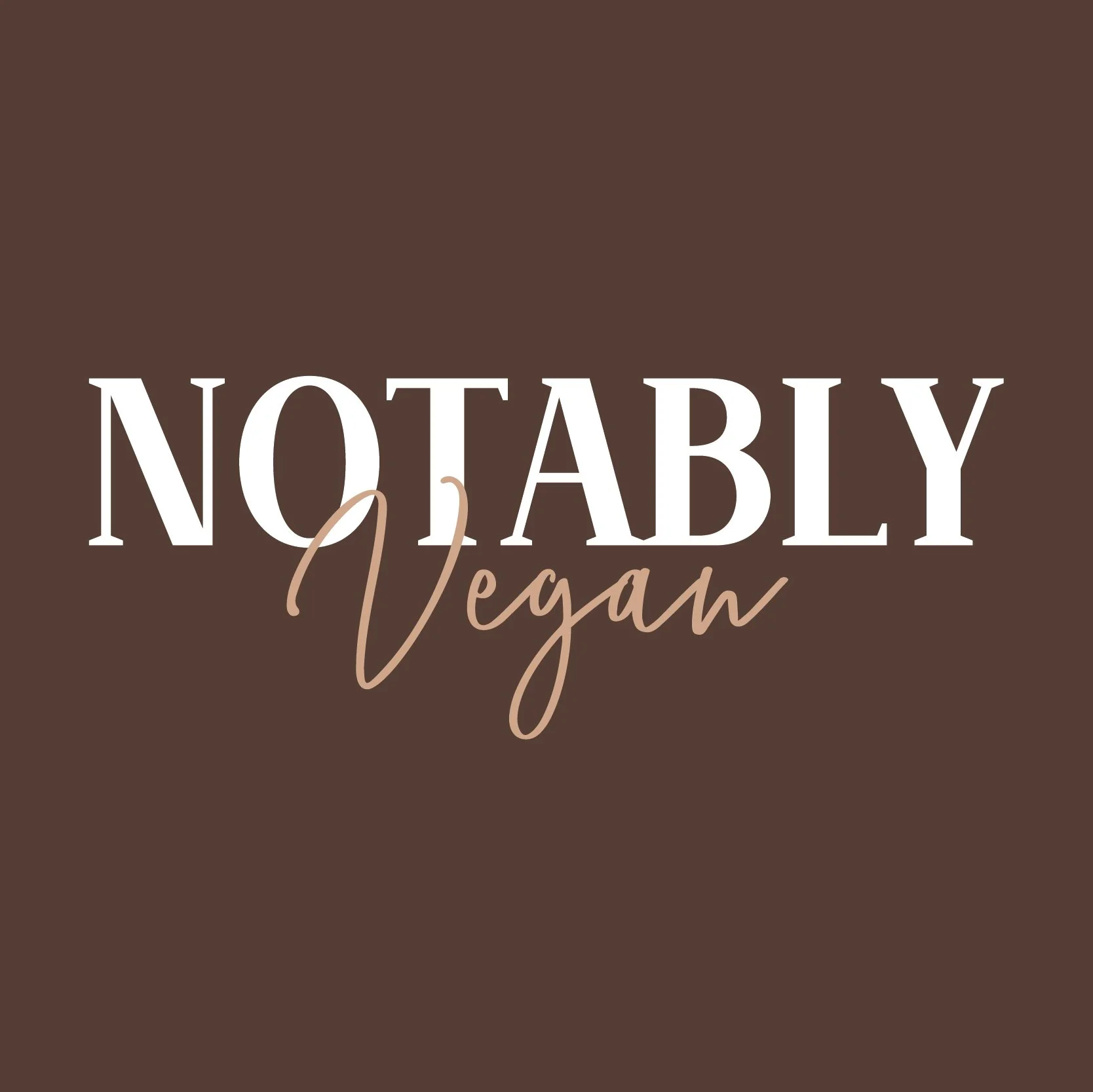 Notably Vegan logo