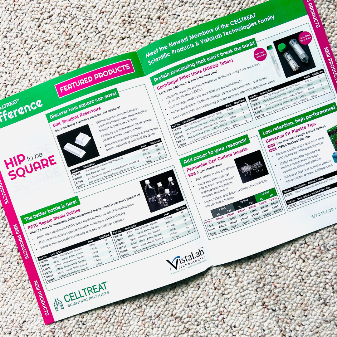 CELLTREAT Scientific Products brochure