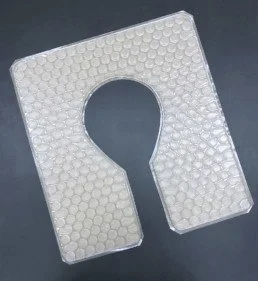 DIMENSIONAL COMMODE PAD, OPEN