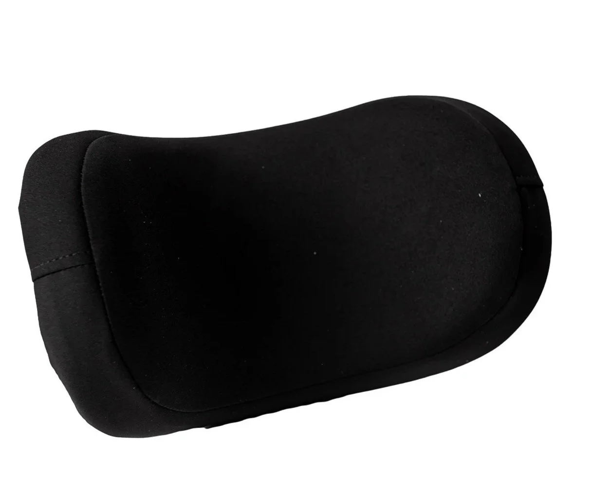 Black bicycle saddle seat with padded surface and no visible brand or markings.