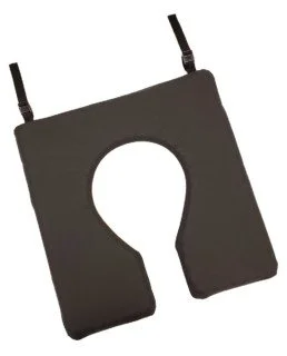 COMMODE PAD COVER WITH BUCKLES