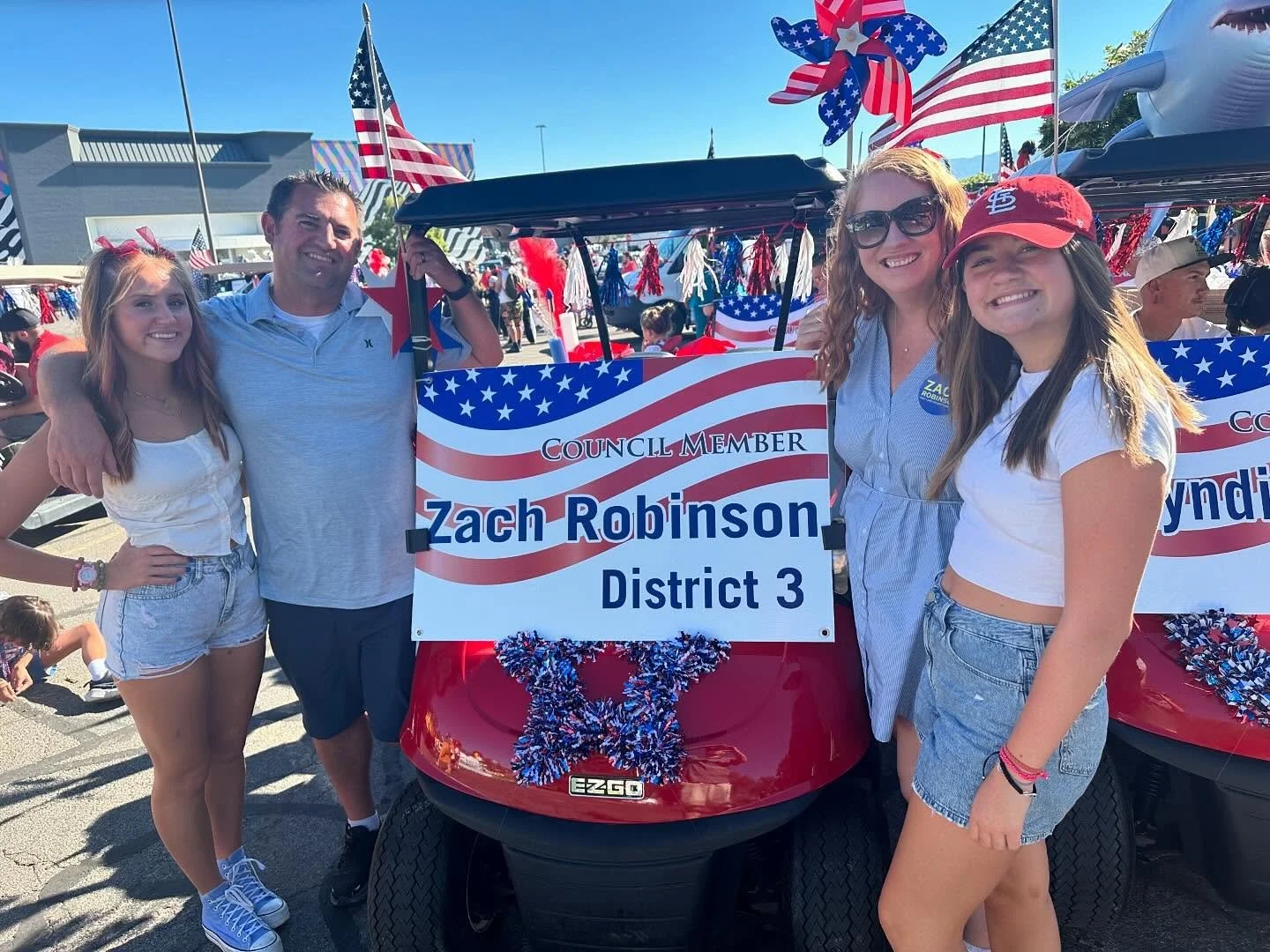 For the past 7 years, my family and I have taken the exact same picture before the @sandycityutah parade. It&rsquo;s been fun to watch my little people have grown up over these years! I don&rsquo;t have all the previous pics (I&rsquo;ll bet @nrrobins