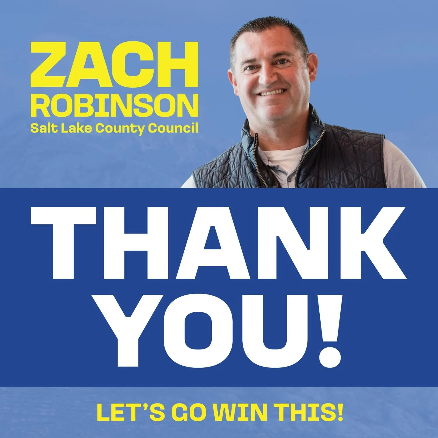 Thank you. Let&rsquo;s go win this!