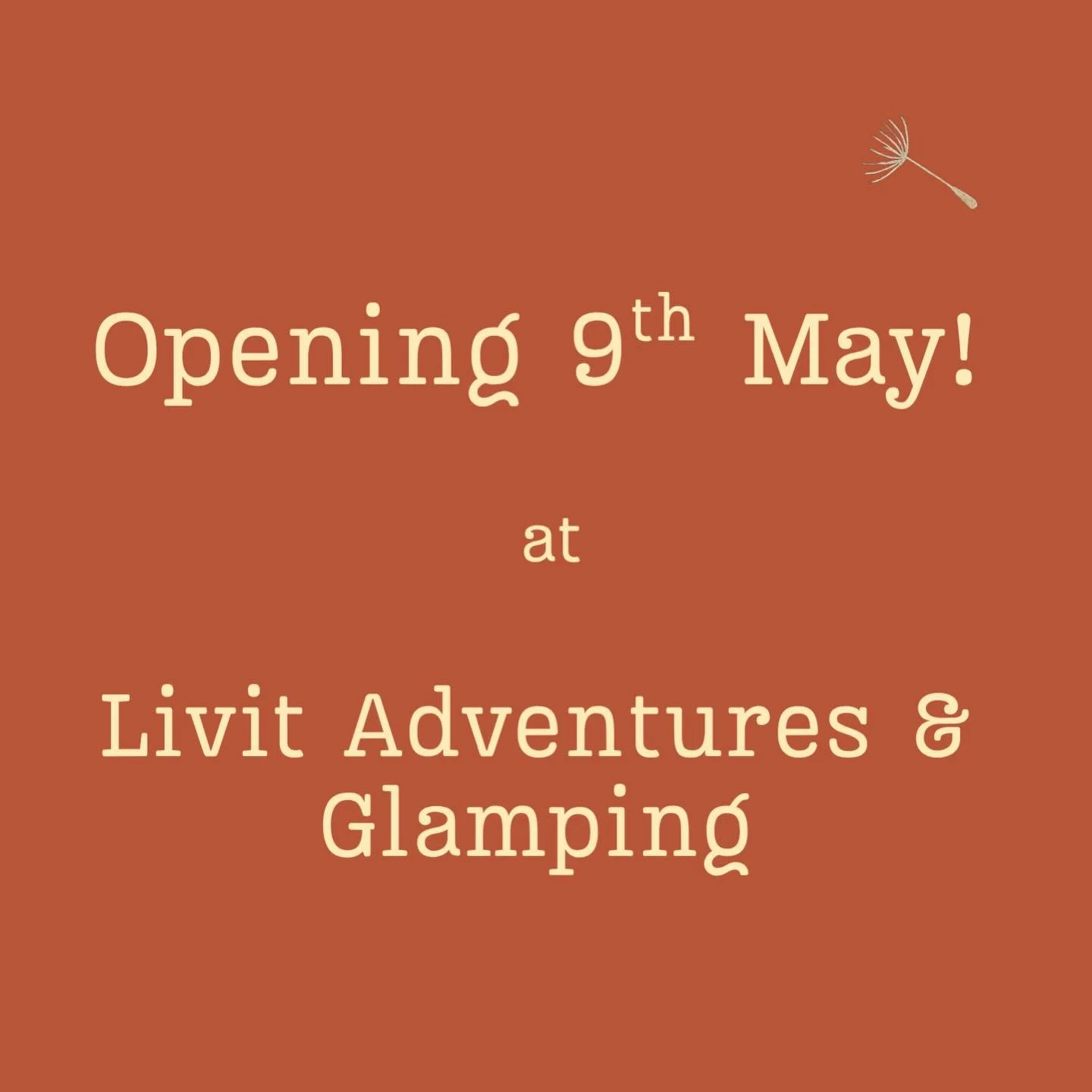 We are delighted to announce that we have teamed up with our friends at @livitglamping and will be officially opening on the 9th May! 🥳 The countdown is on and we couldn&rsquo;t be more excited! 

There are lots of plans and ideas brewing for the su