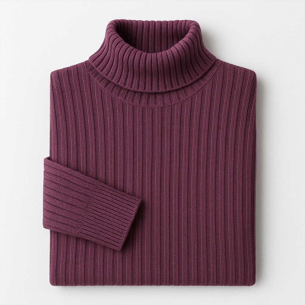 Rib Knit Turtleneck