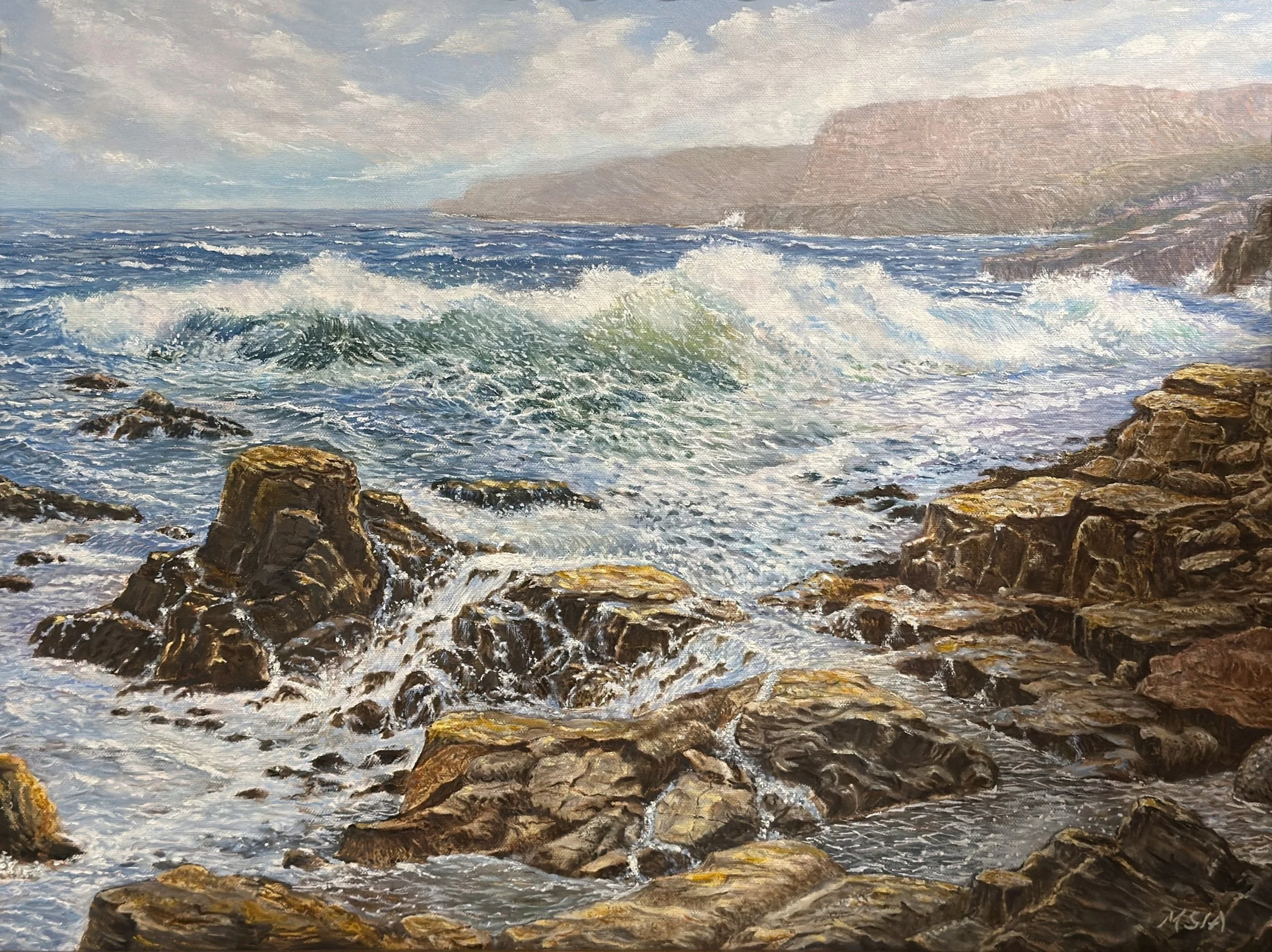  What the Water Cannot Move  
18" × 24"&nbsp;&nbsp;&nbsp;&nbsp;&nbsp;&nbsp;&nbsp;&nbsp;&nbsp;2024