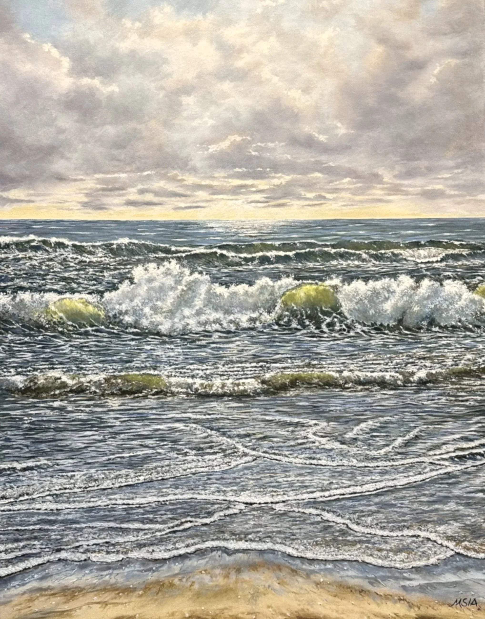  Rising Water, Open Sky  
30" × 24"&nbsp;&nbsp;&nbsp;&nbsp;&nbsp;&nbsp;2024