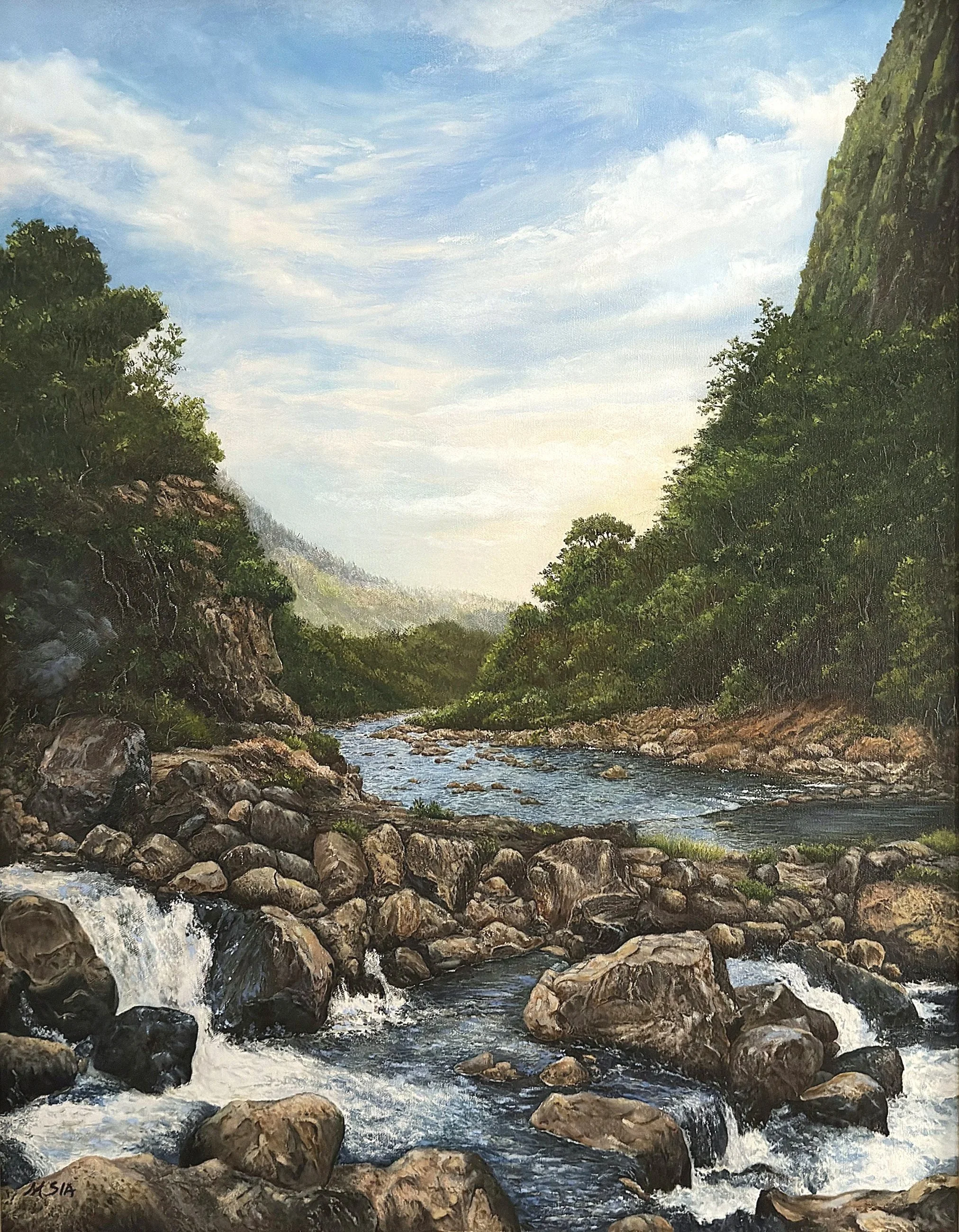  After the Bend  
28" × 22"&nbsp;&nbsp;&nbsp;&nbsp;&nbsp;&nbsp;&nbsp;&nbsp;&nbsp;2004