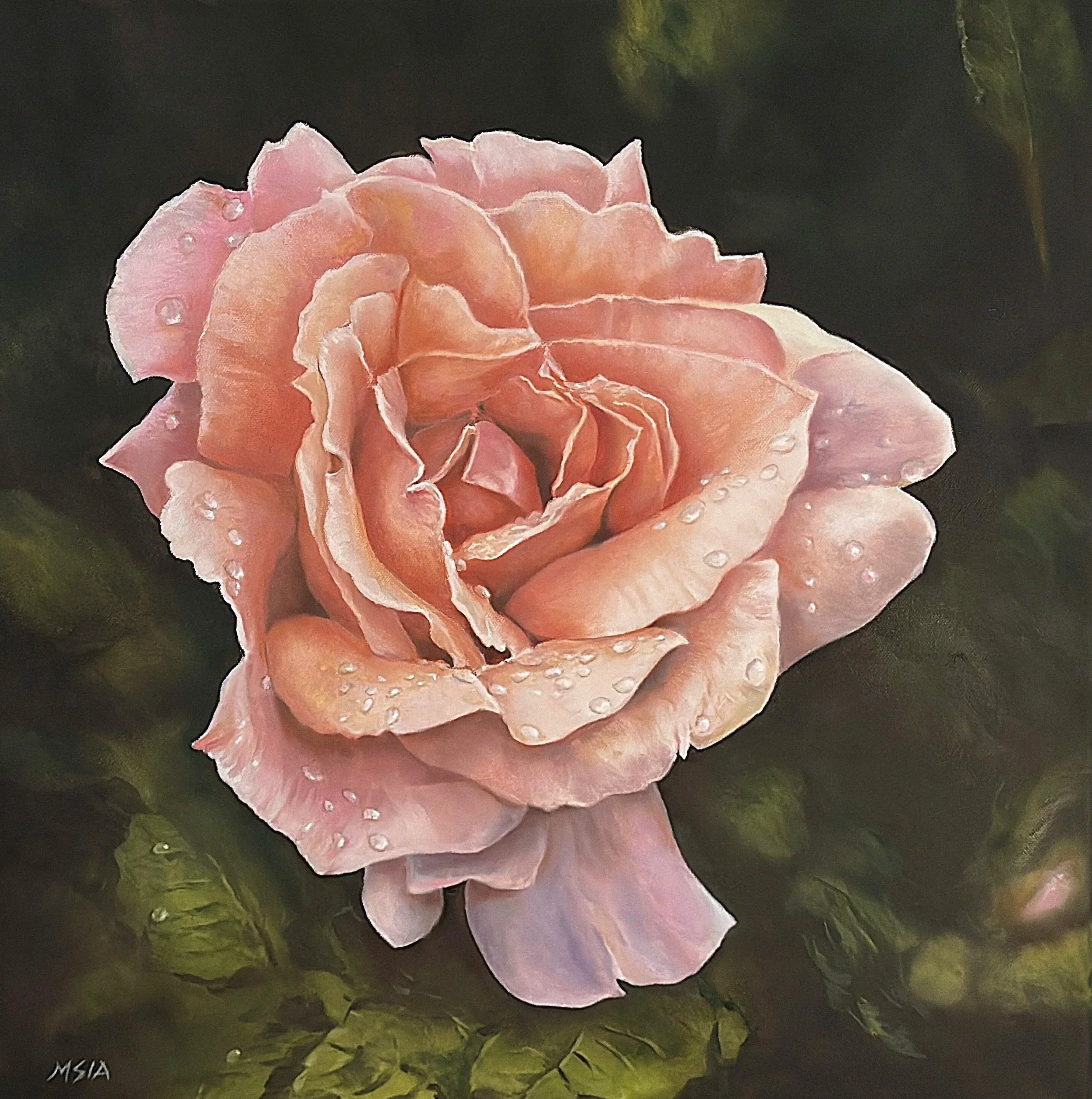  Catches the Morning Dew  
20" × 20"&nbsp;&nbsp;&nbsp;&nbsp;&nbsp;&nbsp;&nbsp;&nbsp;&nbsp;2025