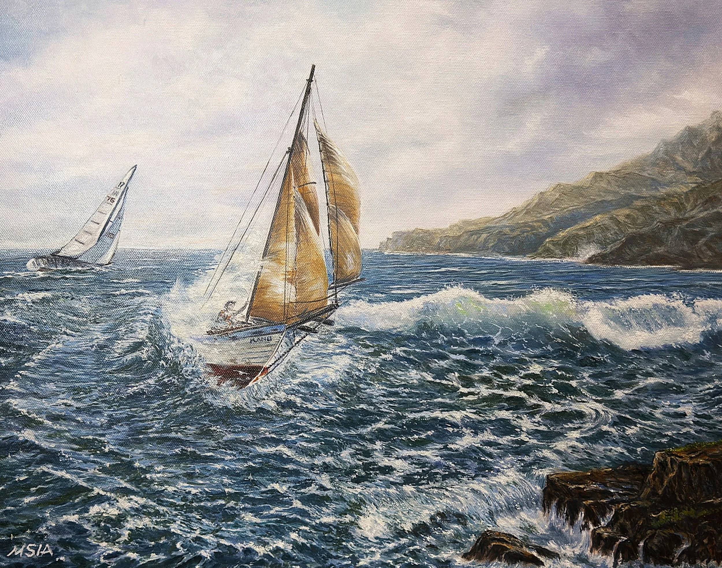  The Courage to Venture  
16" × 20"&nbsp;&nbsp;&nbsp;&nbsp;&nbsp;&nbsp;2025