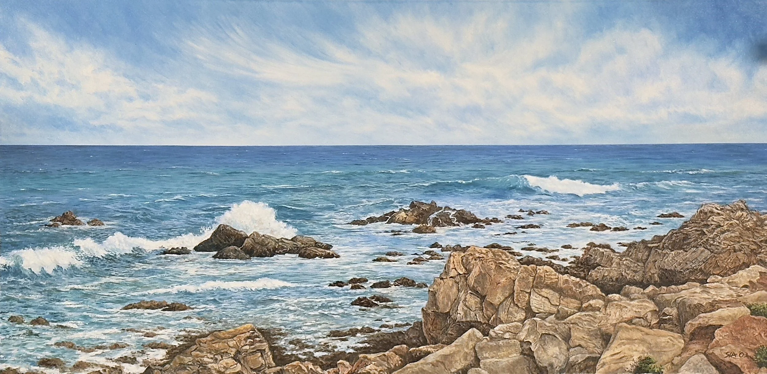  Between Tides and Sky  
15" × 30"&nbsp;&nbsp;&nbsp;&nbsp;&nbsp;&nbsp;2003