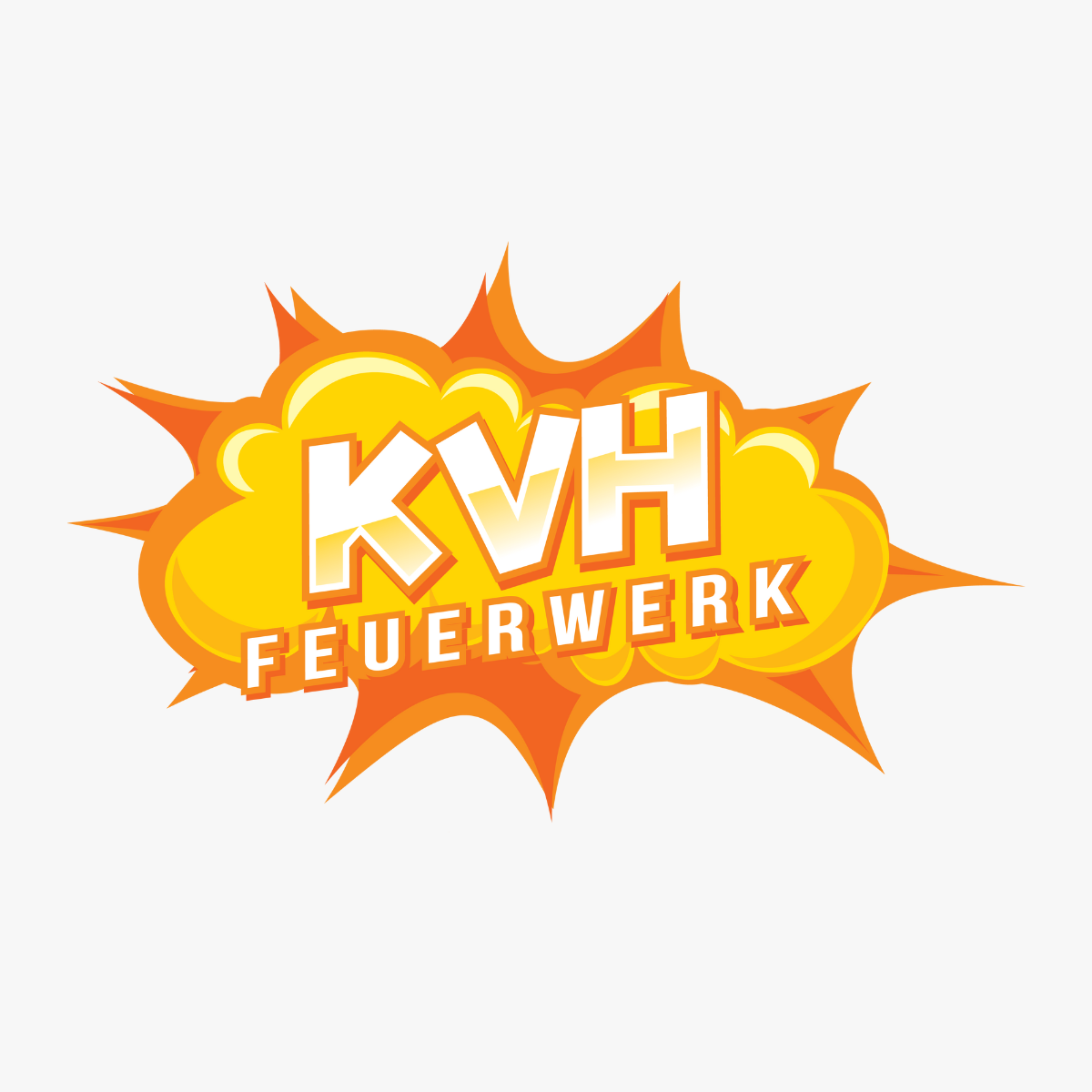 Logo KVH Feuerwerk, Referenz, Zusammenarbeit, Design, Werbung, Wirkung, Social Media, Kampagne