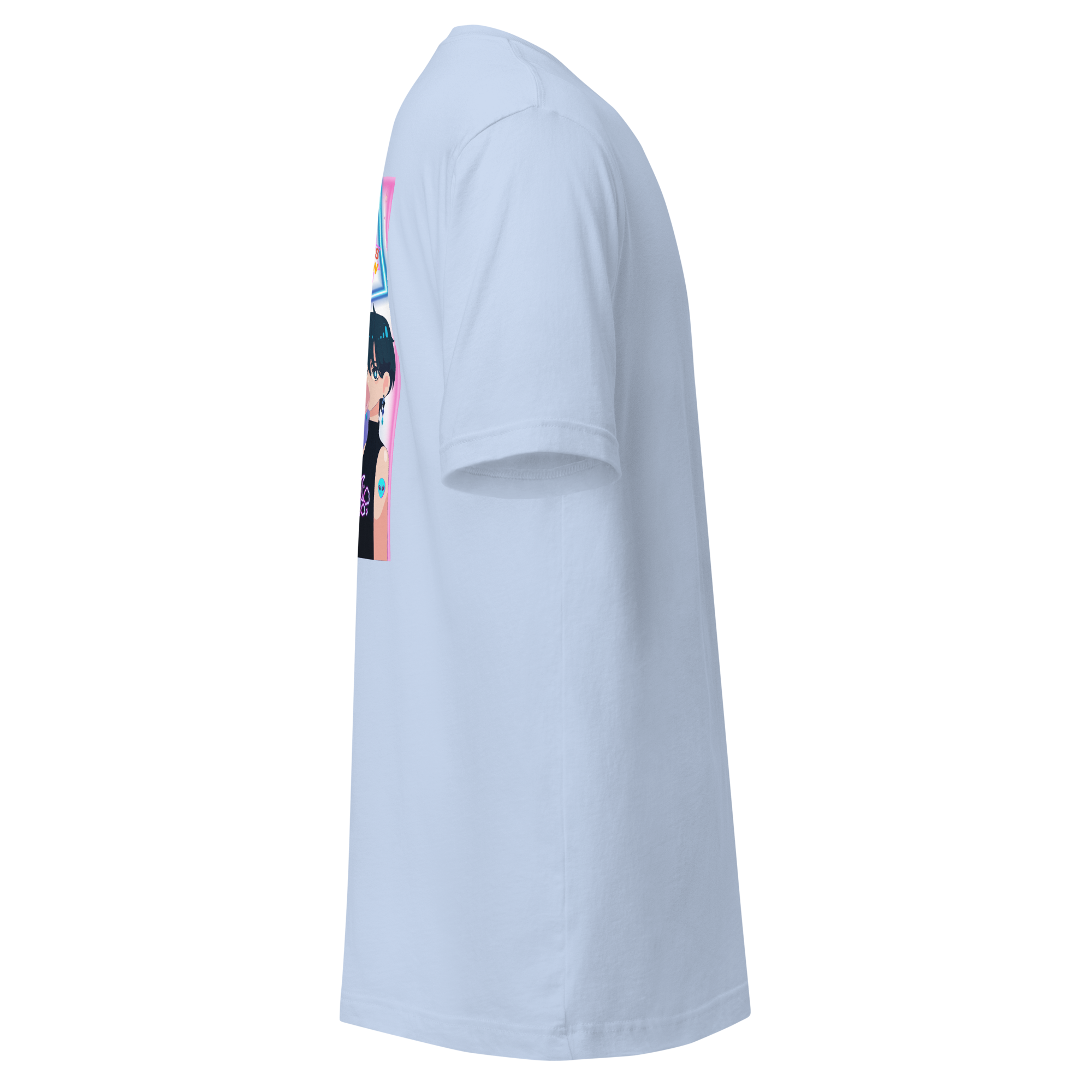 A moody pastel tee inspired by alternative music themes—dark, playful, and quietly self-aware. inspired by bring me the horizon