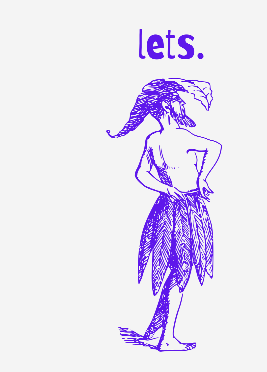 playful coquette digital greeting card from love letters collection