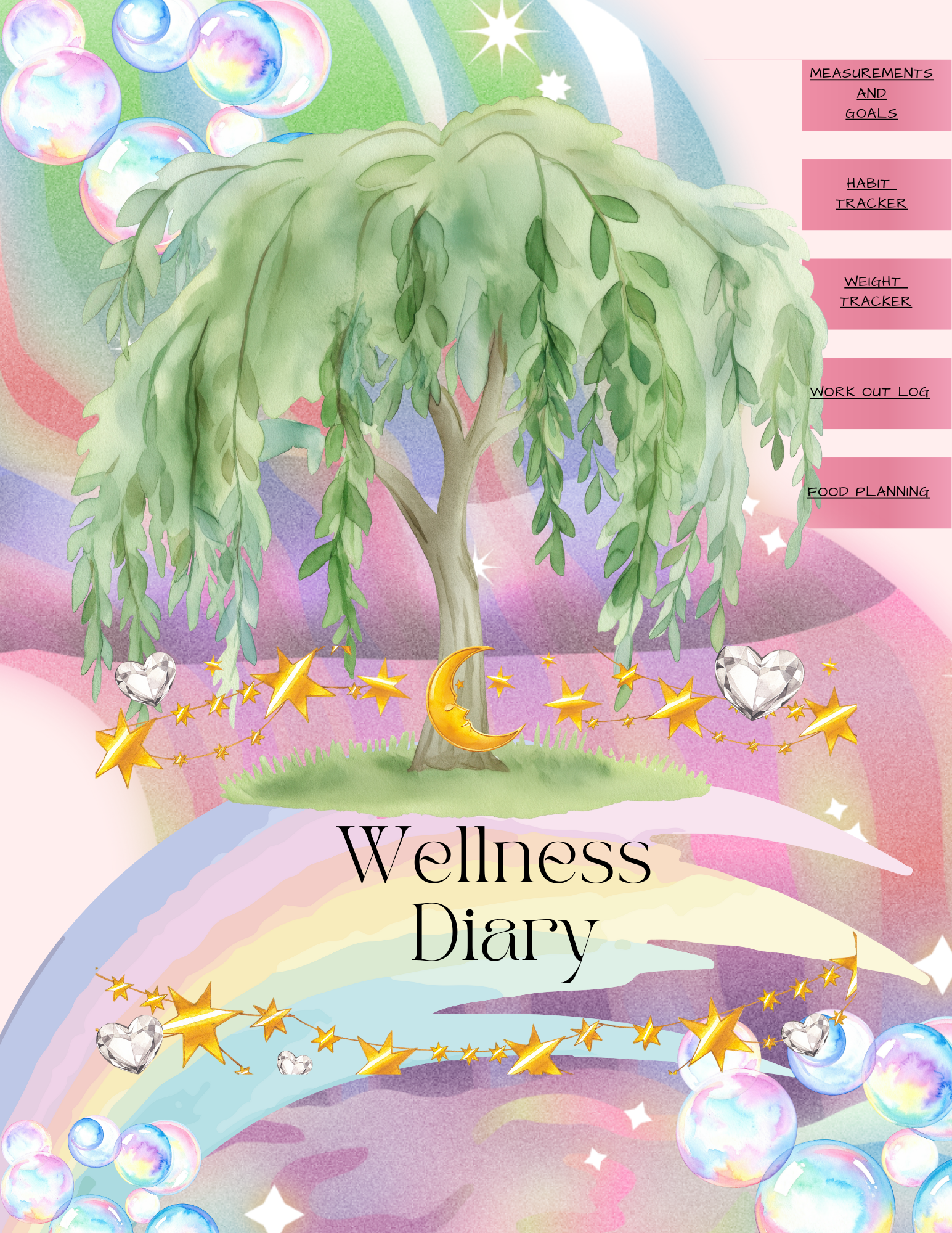 Elegant Fitness Goal Sheet Planner .png