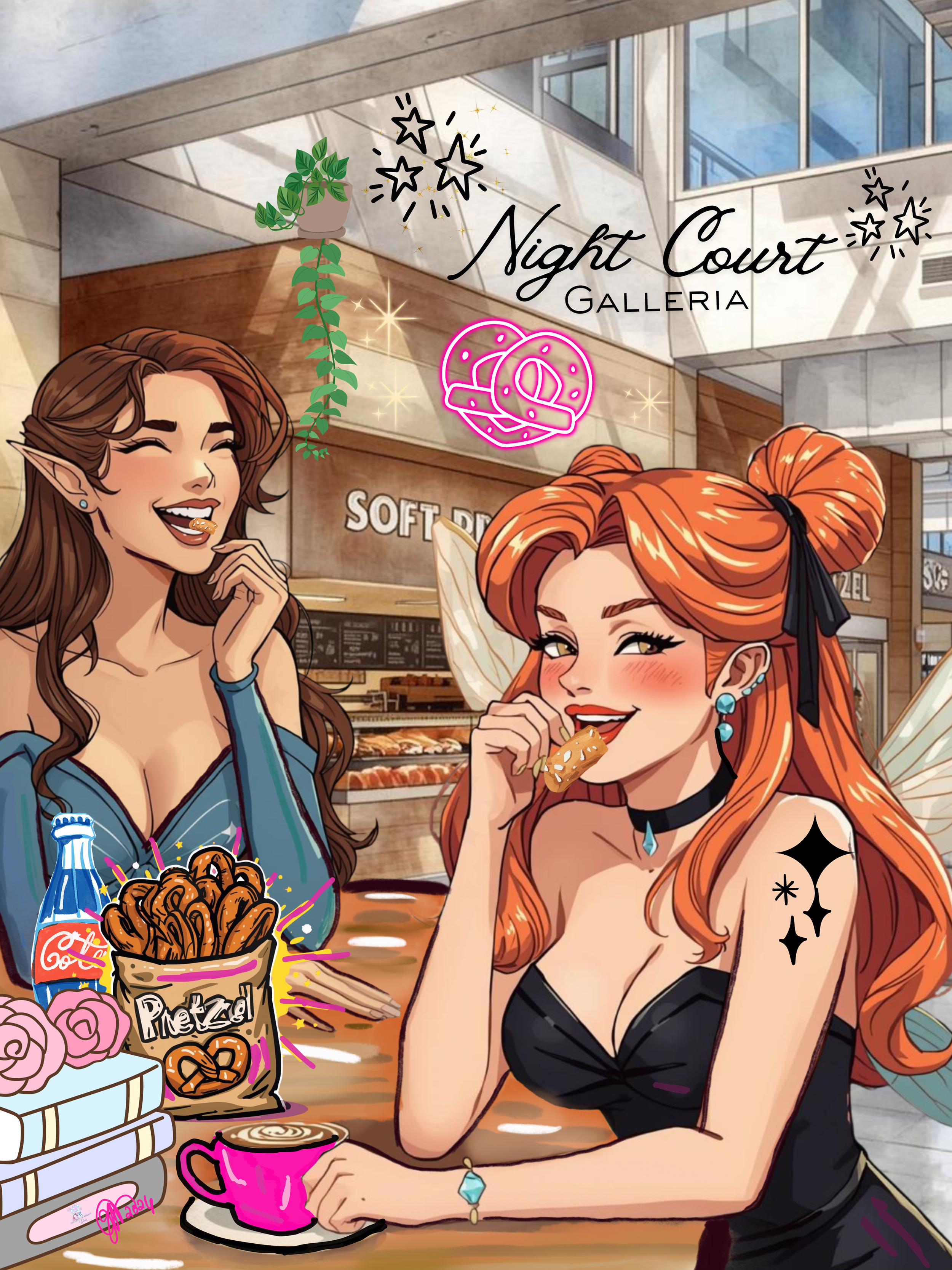 A Little Salty — ACOTAR Inspired Digital Poster