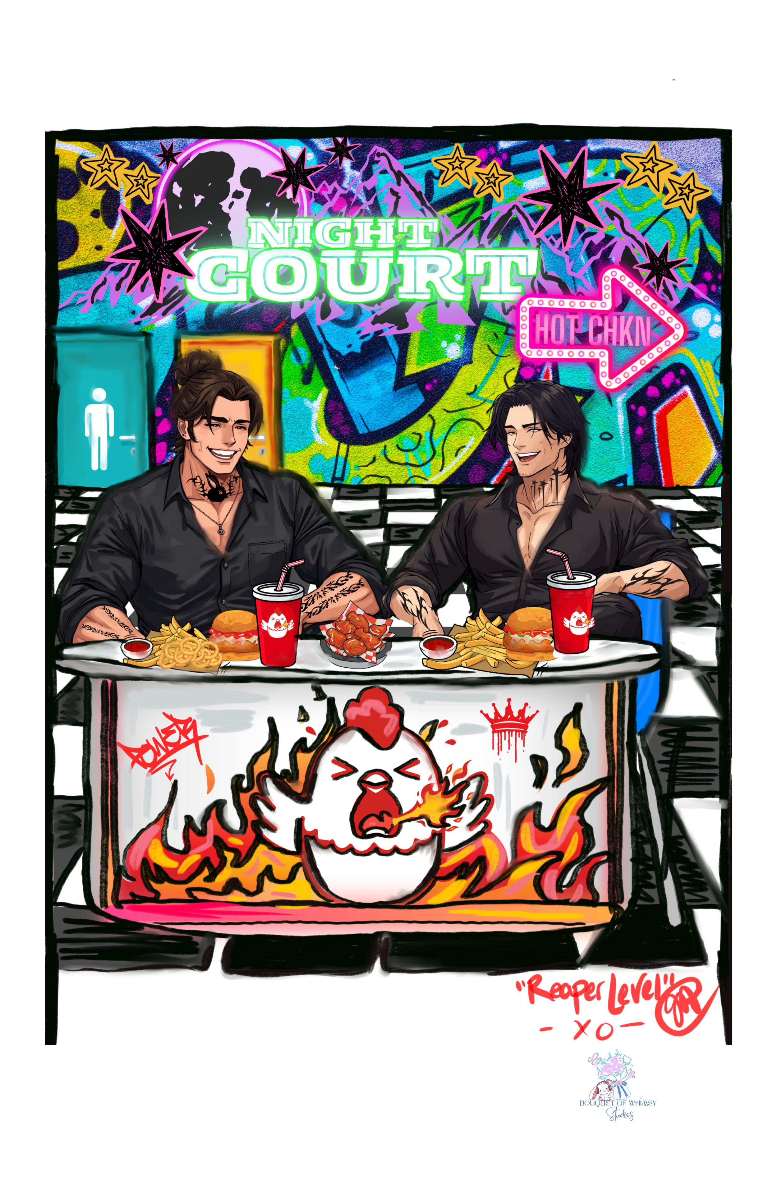 Reaper Level — Bookish Fan Art Print- ACOTAR INSPIRED