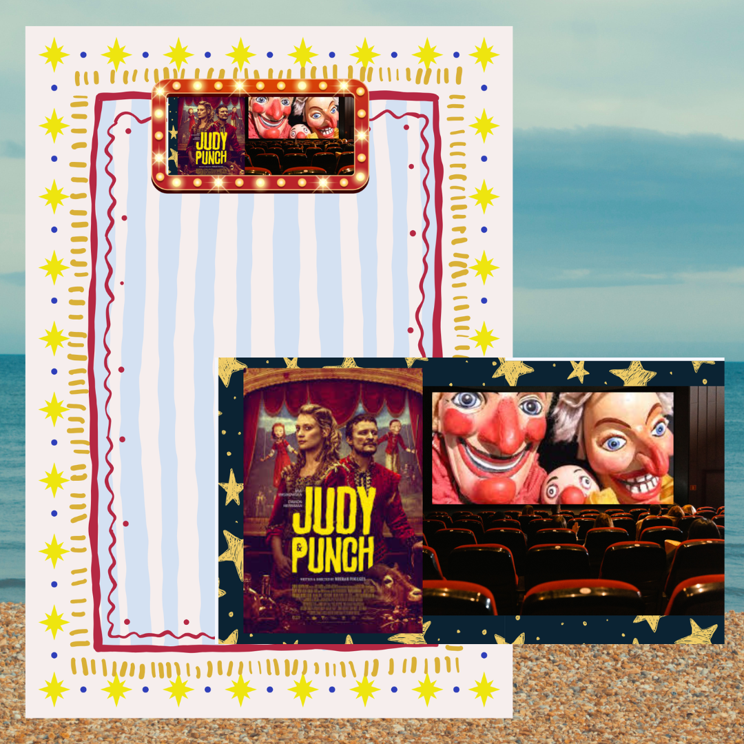 Flat-lay of Punch and Judy journal set on a rustic wooden desk, featuring ink, quill, and field researcher accessories.