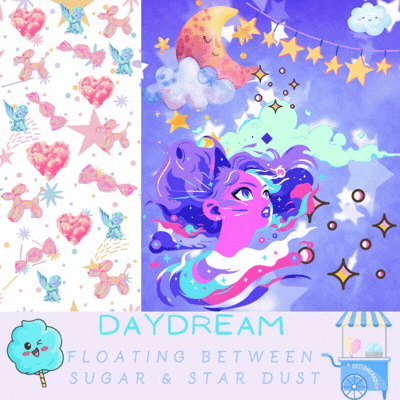 Day Dream dreamy whimsical apparel with pastel and soft edgy design