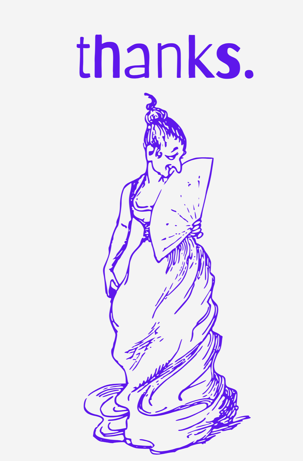 playful coquette digital greeting card from love letters collection