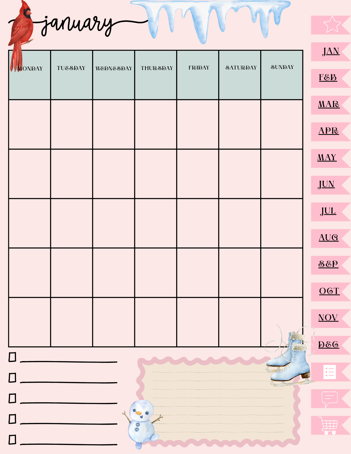 A coquette digital planner with a whimsical, romantic aesthetic. Designed for digital planning apps, this soft and feminine planner is perfect for mindful productivity
