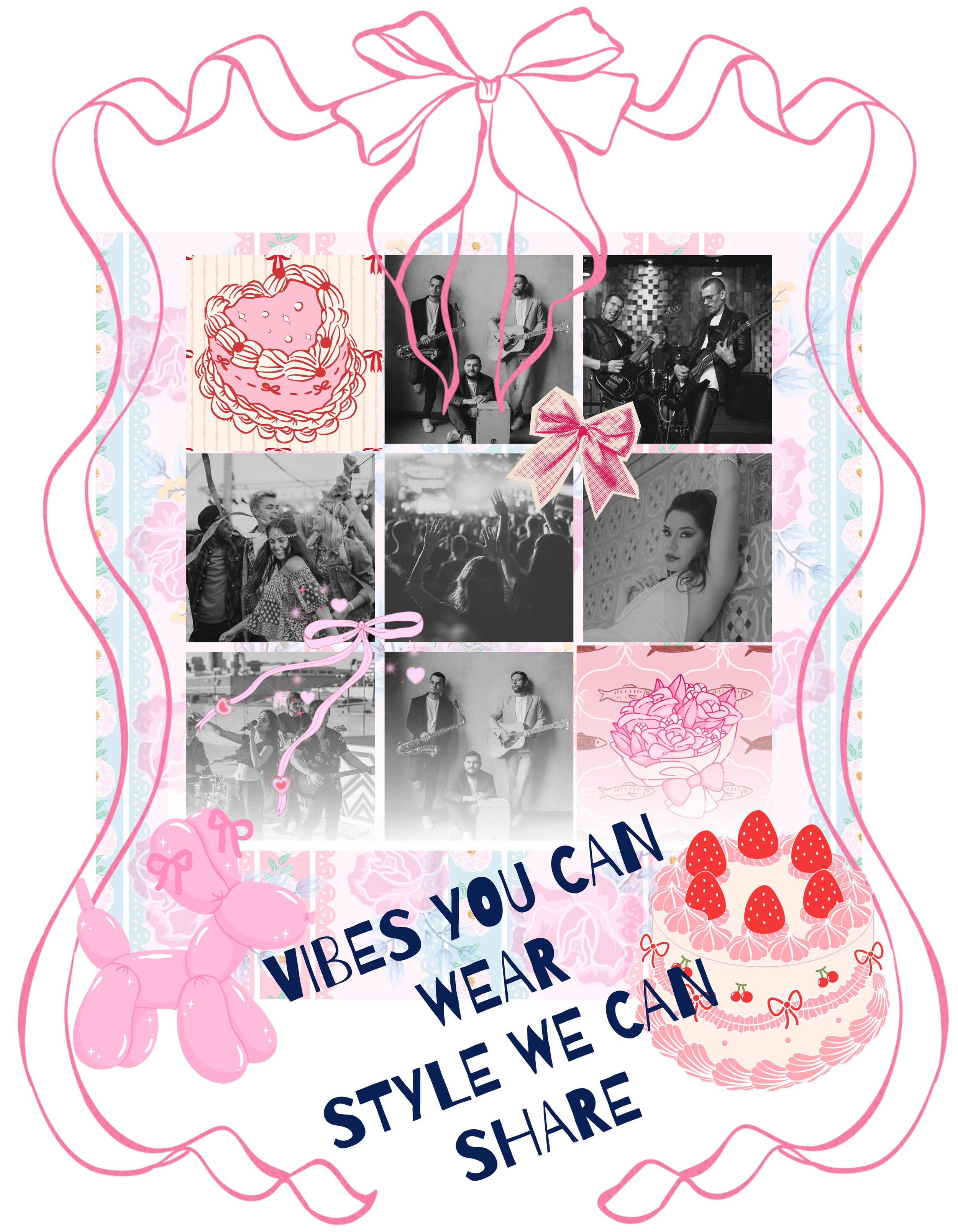 Soft-girl inspired studio designed designs