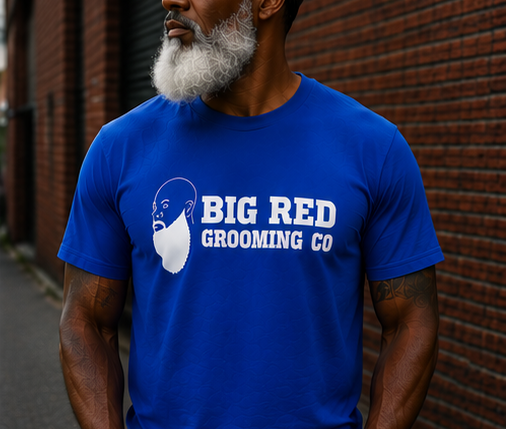 Big Red Tee - Blue