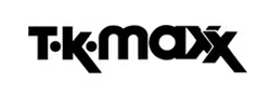 TK Maxx logo in black and white