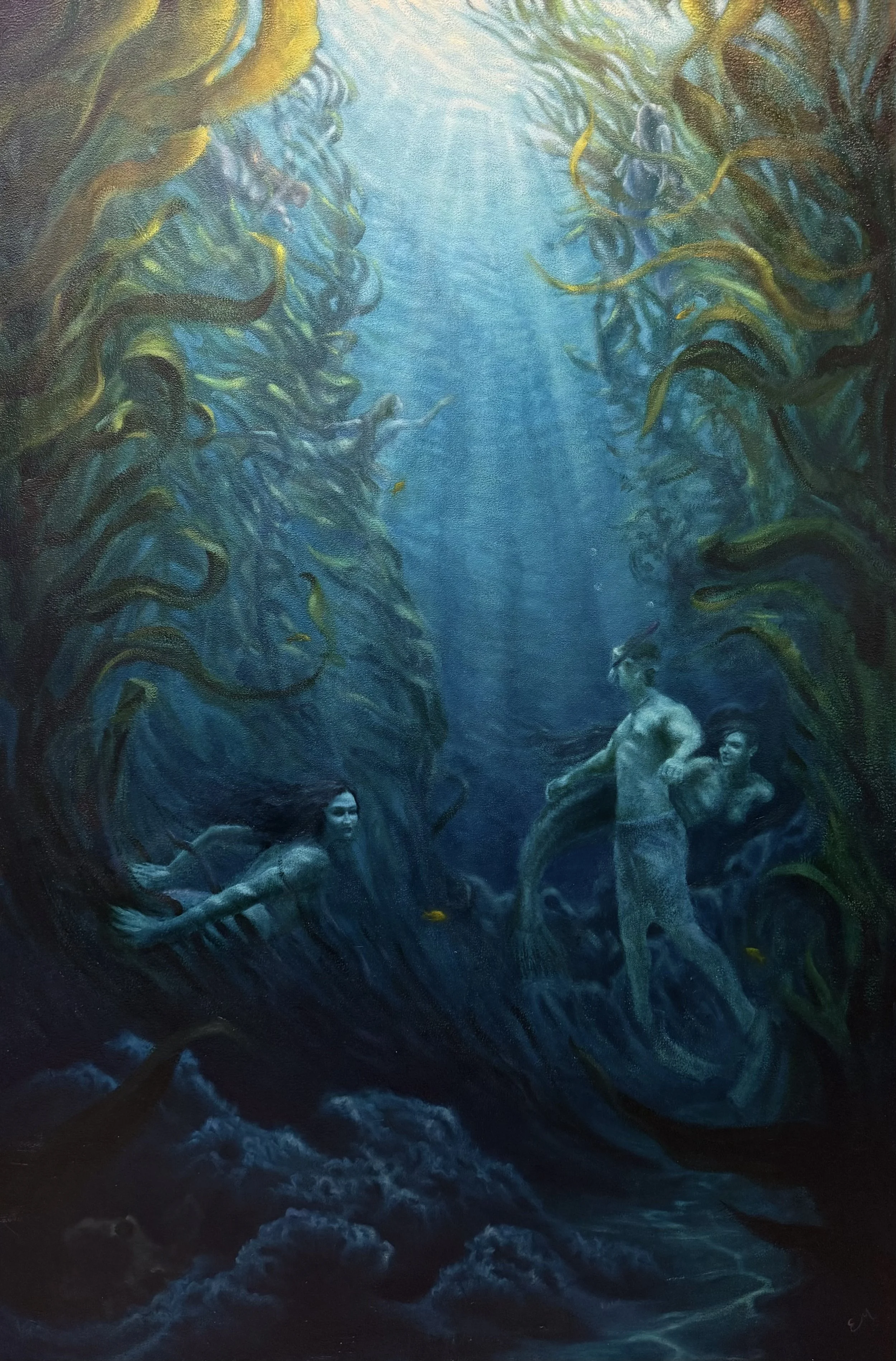 Dark Paradise 
60” x 40”
Oil on canvas 